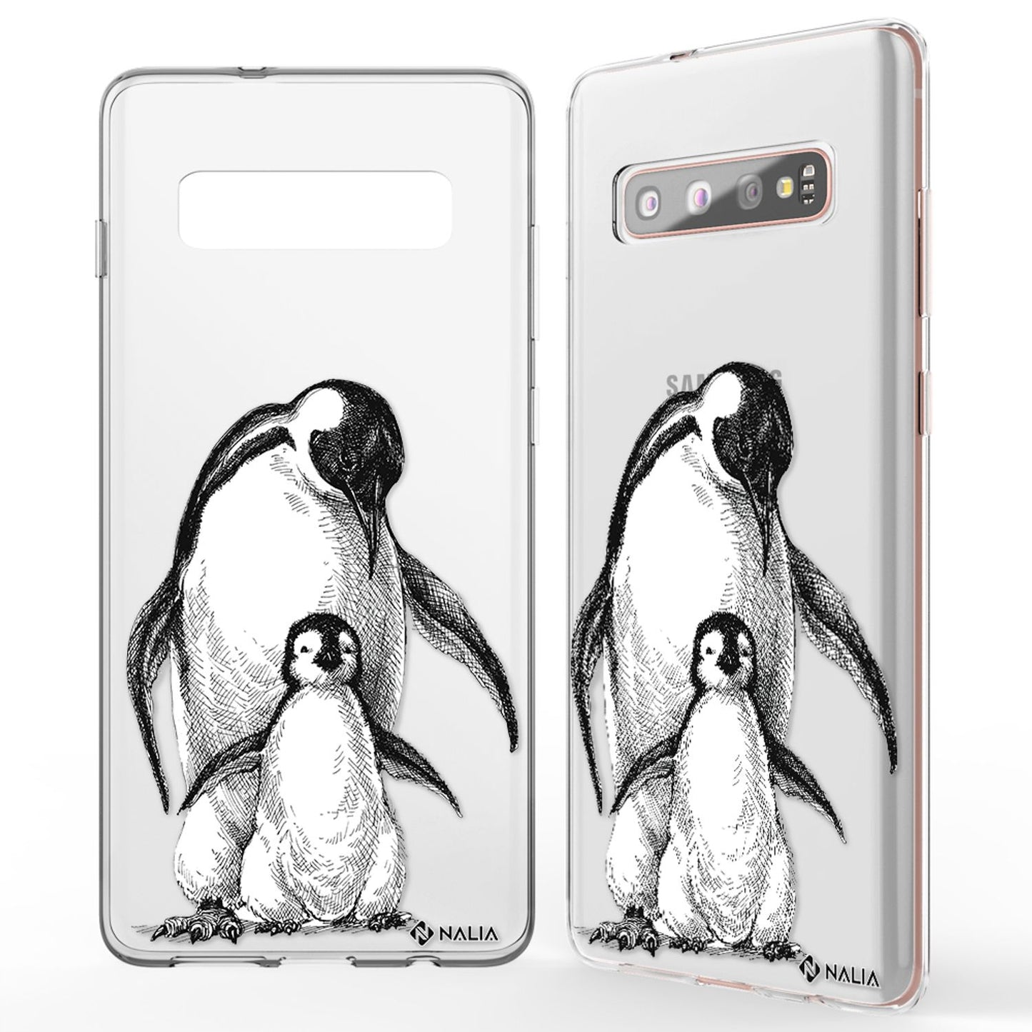 NALIA símahulstur fyrir Samsung Galaxy S10 Plus, sílikonhulstur með hönnun