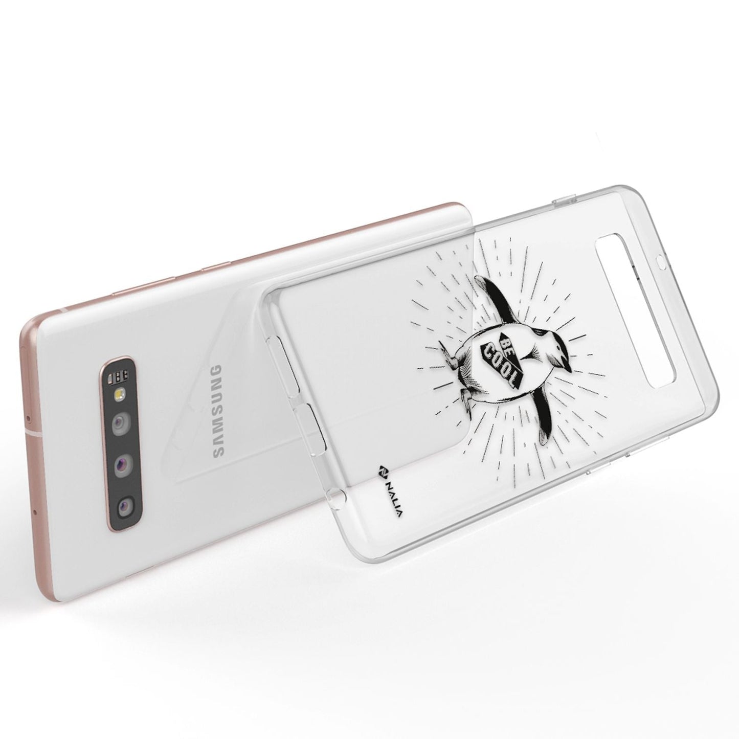 NALIA símahulstur fyrir Samsung Galaxy S10 Plus, sílikonhulstur með hönnun