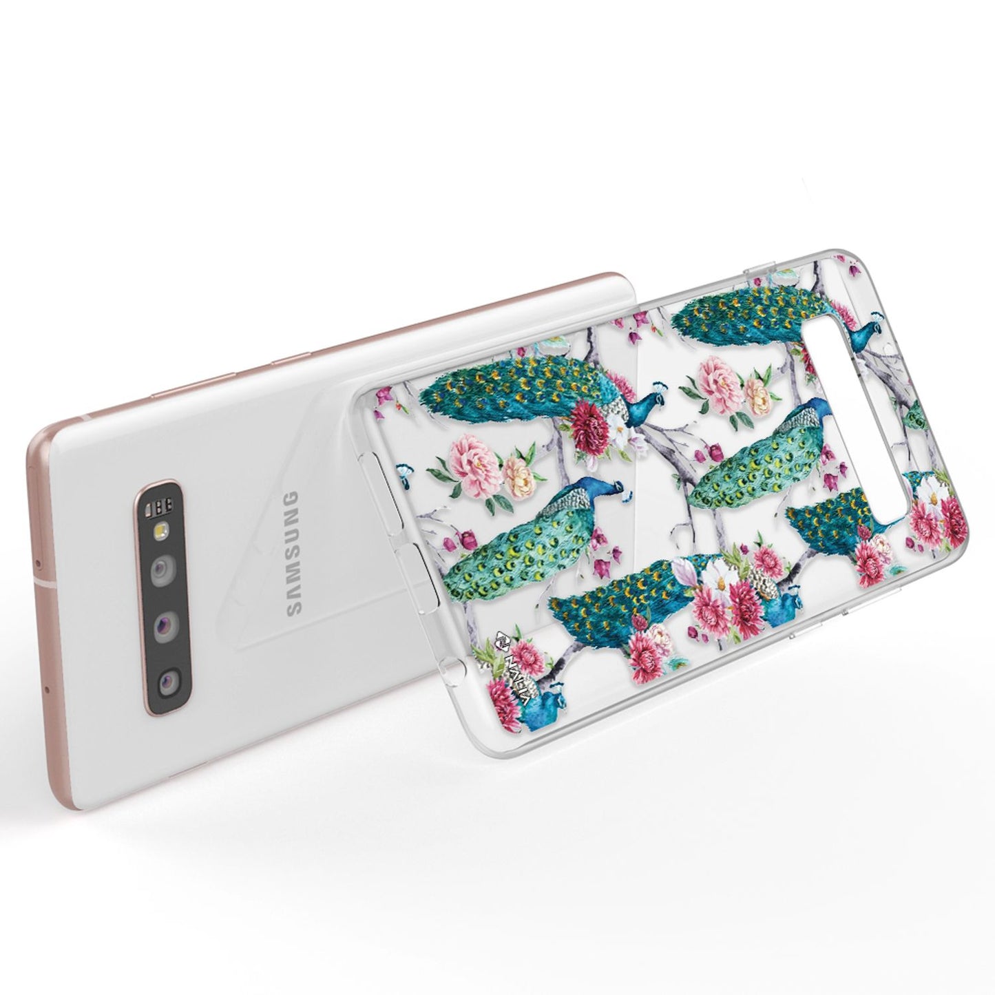 NALIA símahulstur fyrir Samsung Galaxy S10 Plus, sílikonhulstur með hönnun