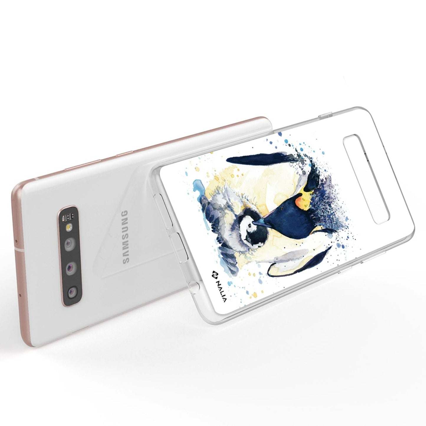 NALIA símahulstur fyrir Samsung Galaxy S10 Plus, sílikonhulstur með hönnun