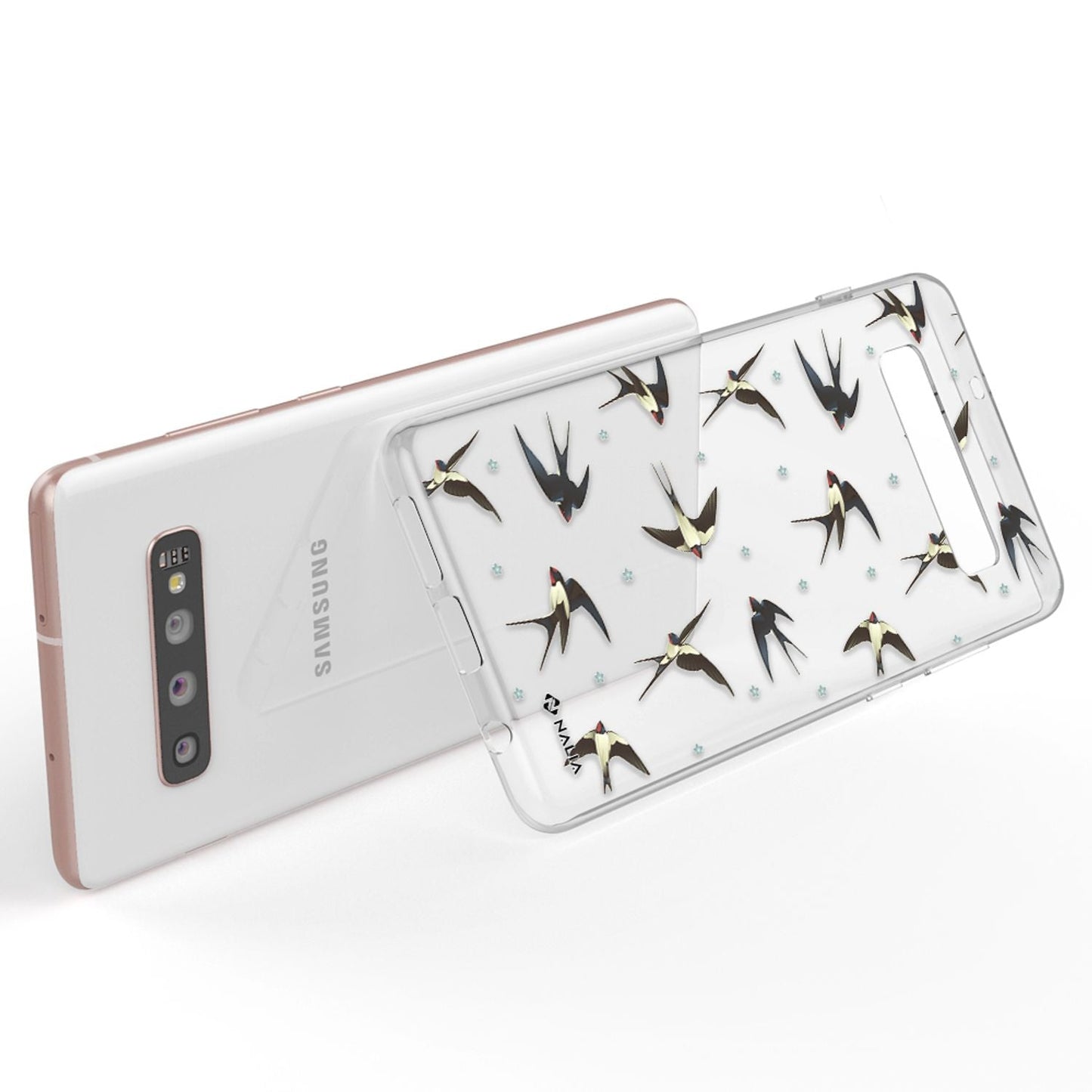 NALIA símahulstur fyrir Samsung Galaxy S10 Plus, sílikonhulstur með hönnun