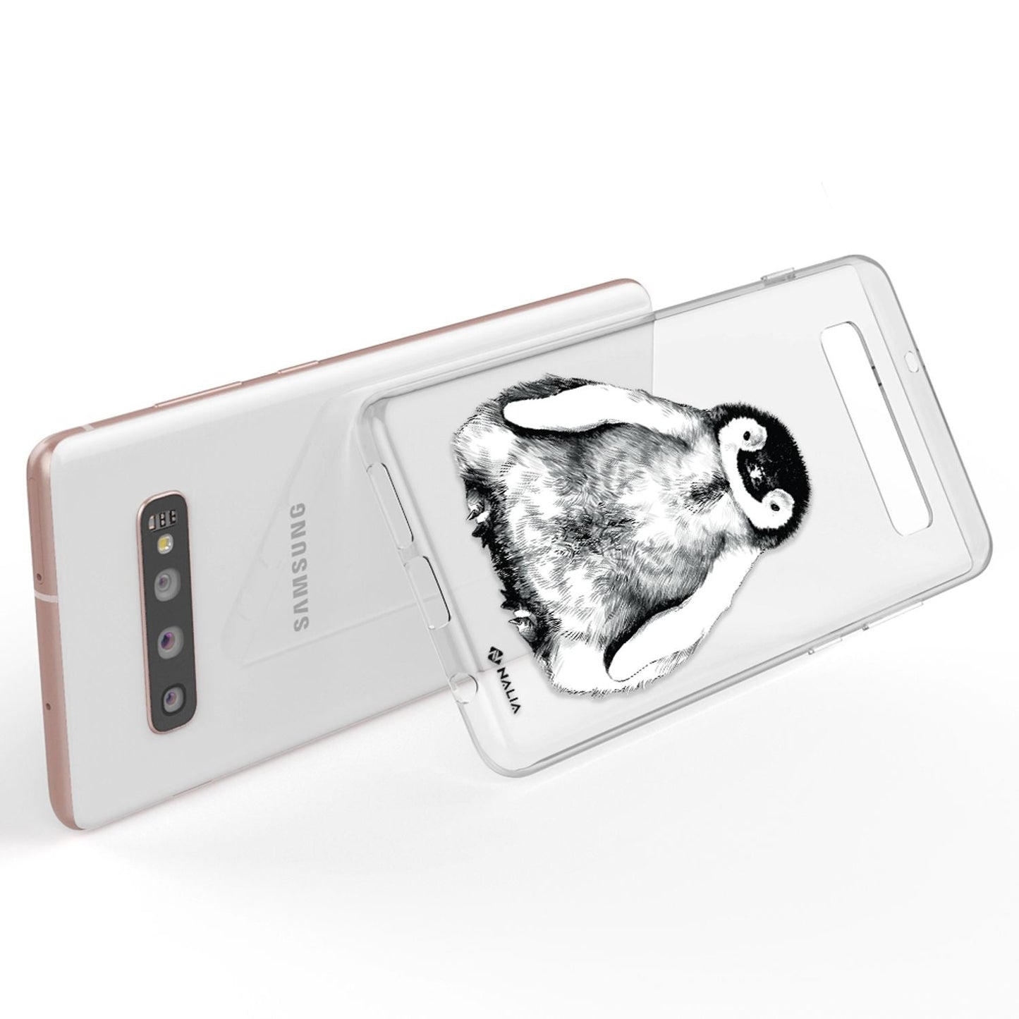 NALIA símahulstur fyrir Samsung Galaxy S10 Plus, sílikonhulstur með hönnun