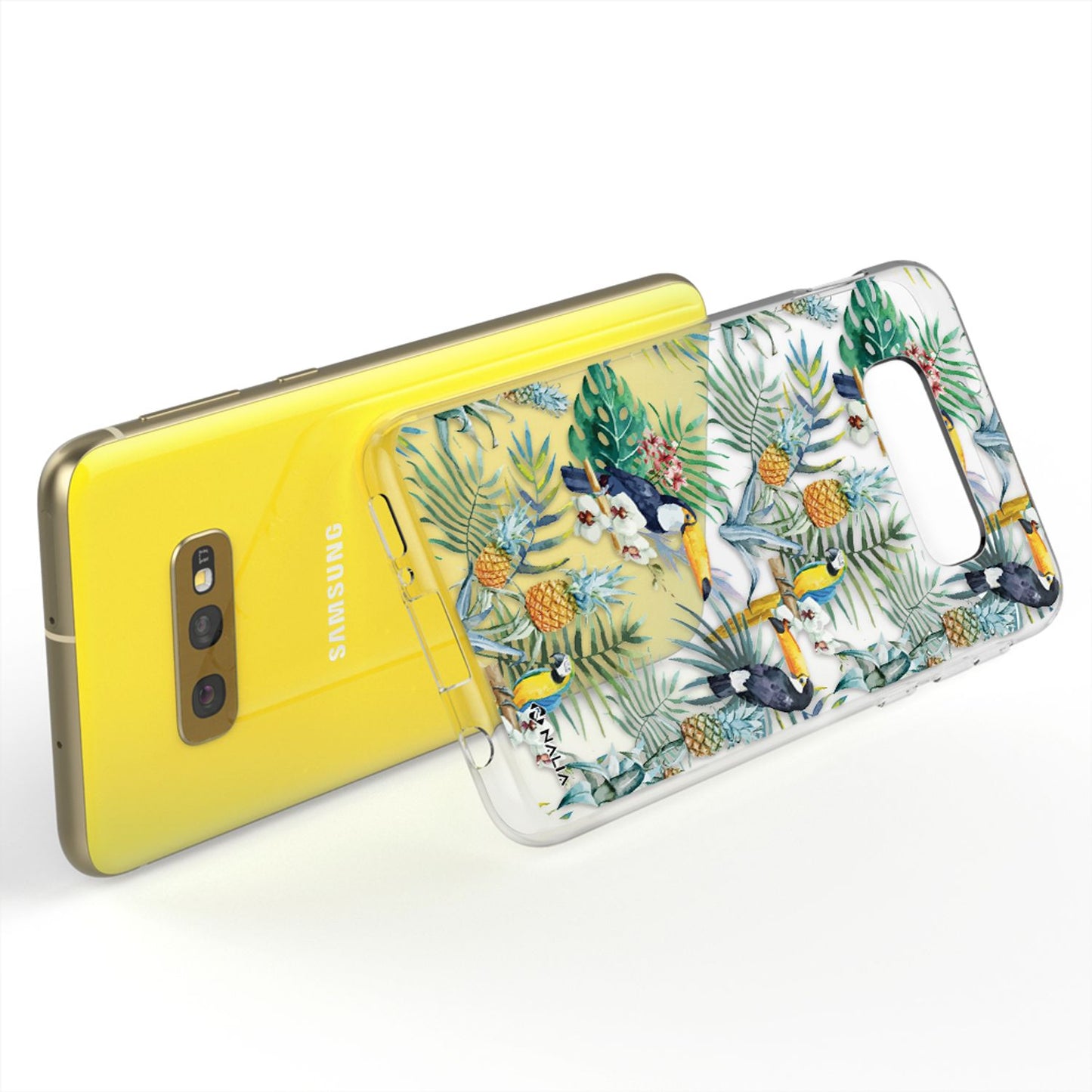 NALIA Phone Case for Samsung Galaxy S10e, Slim Silicone Design Case Cover Protection