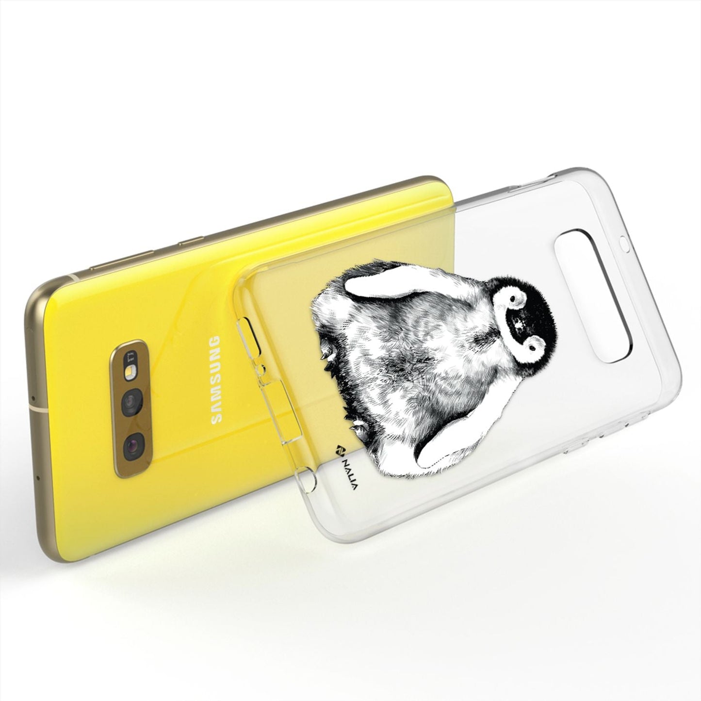 NALIA Phone Case for Samsung Galaxy S10e, Slim Silicone Design Case Cover Protection