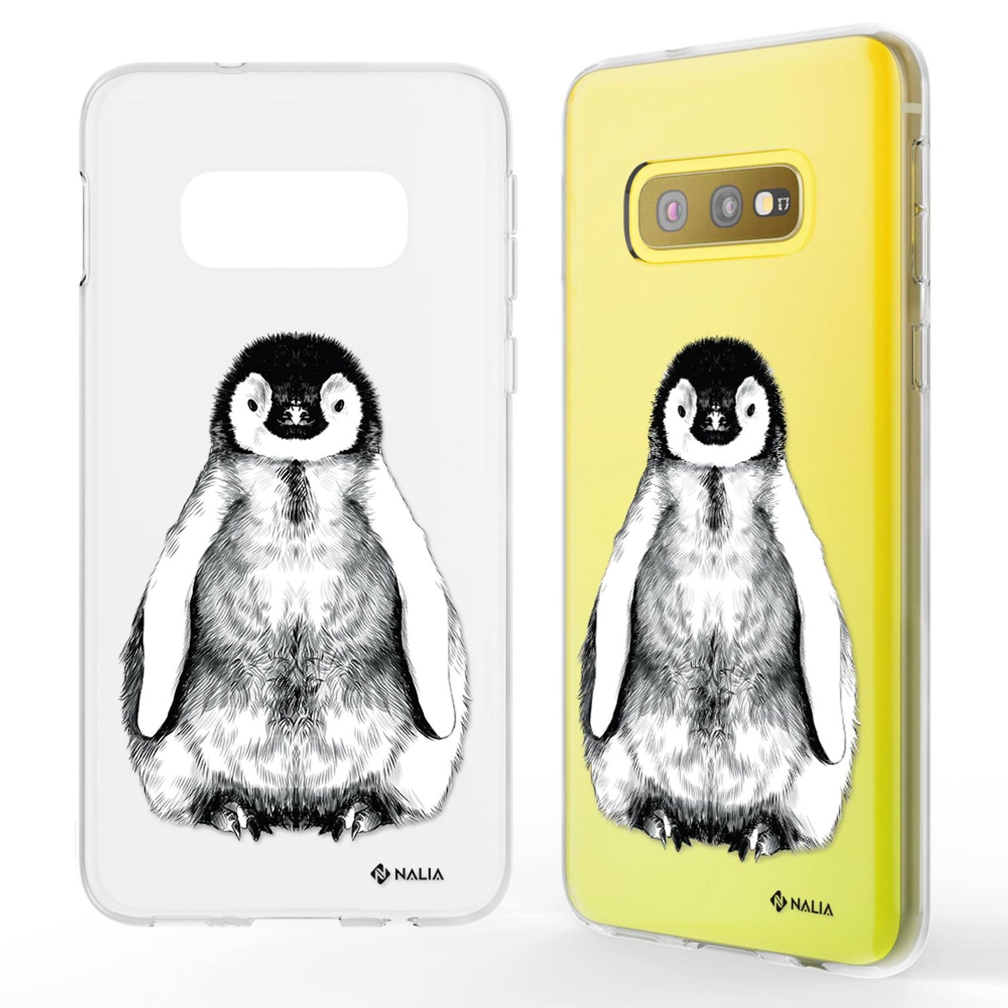 NALIA Phone Case for Samsung Galaxy S10e, Slim Silicone Design Case Cover Protection