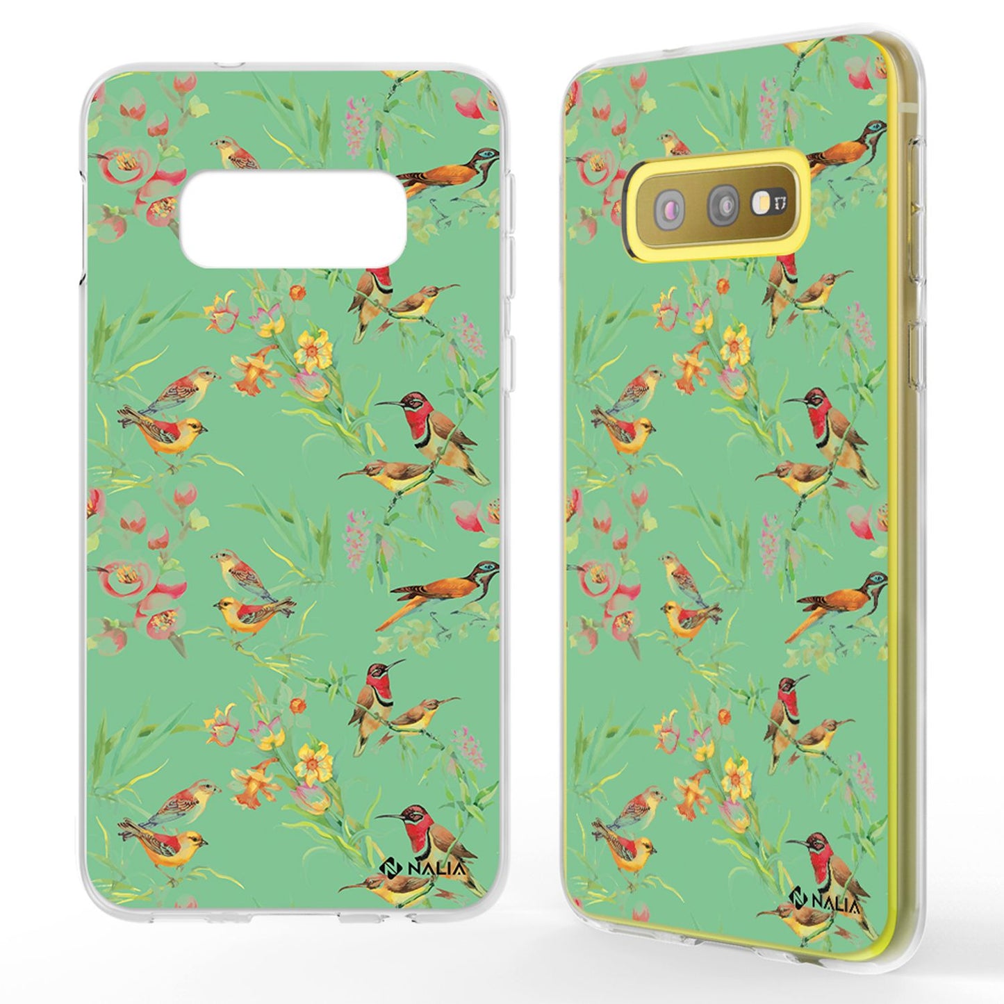 NALIA Phone Case for Samsung Galaxy S10e, Slim Silicone Design Case Cover Protection