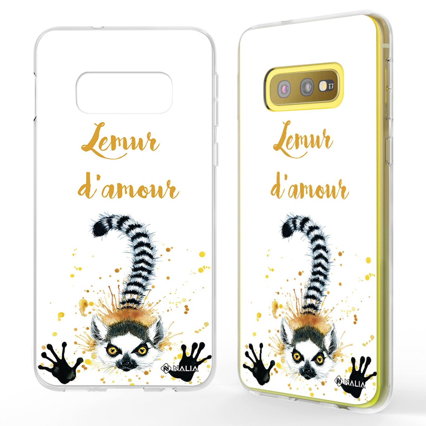 NALIA Phone Case for Samsung Galaxy S10e, Slim Silicone Design Case Cover Protection