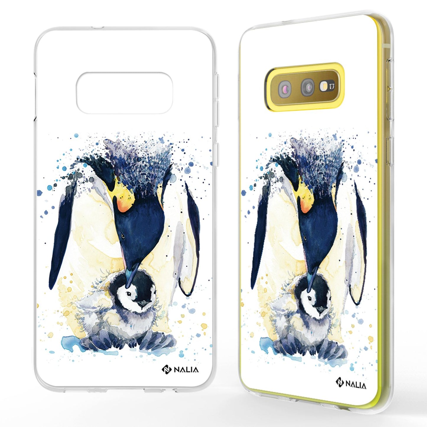 NALIA Phone Case for Samsung Galaxy S10e, Slim Silicone Design Case Cover Protection