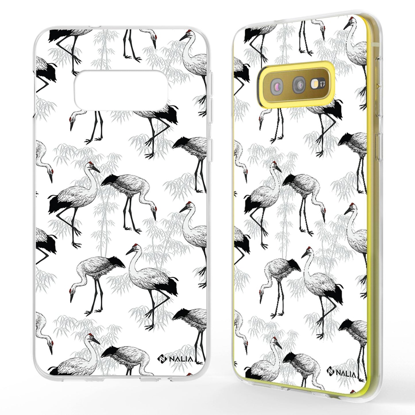 NALIA Phone Case for Samsung Galaxy S10e, Slim Silicone Design Case Cover Protection