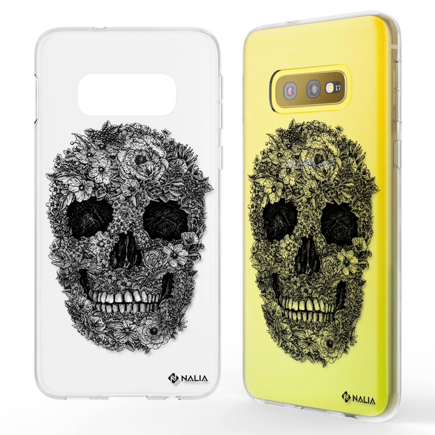 NALIA Phone Case for Samsung Galaxy S10e, Slim Silicone Design Case Cover Protection