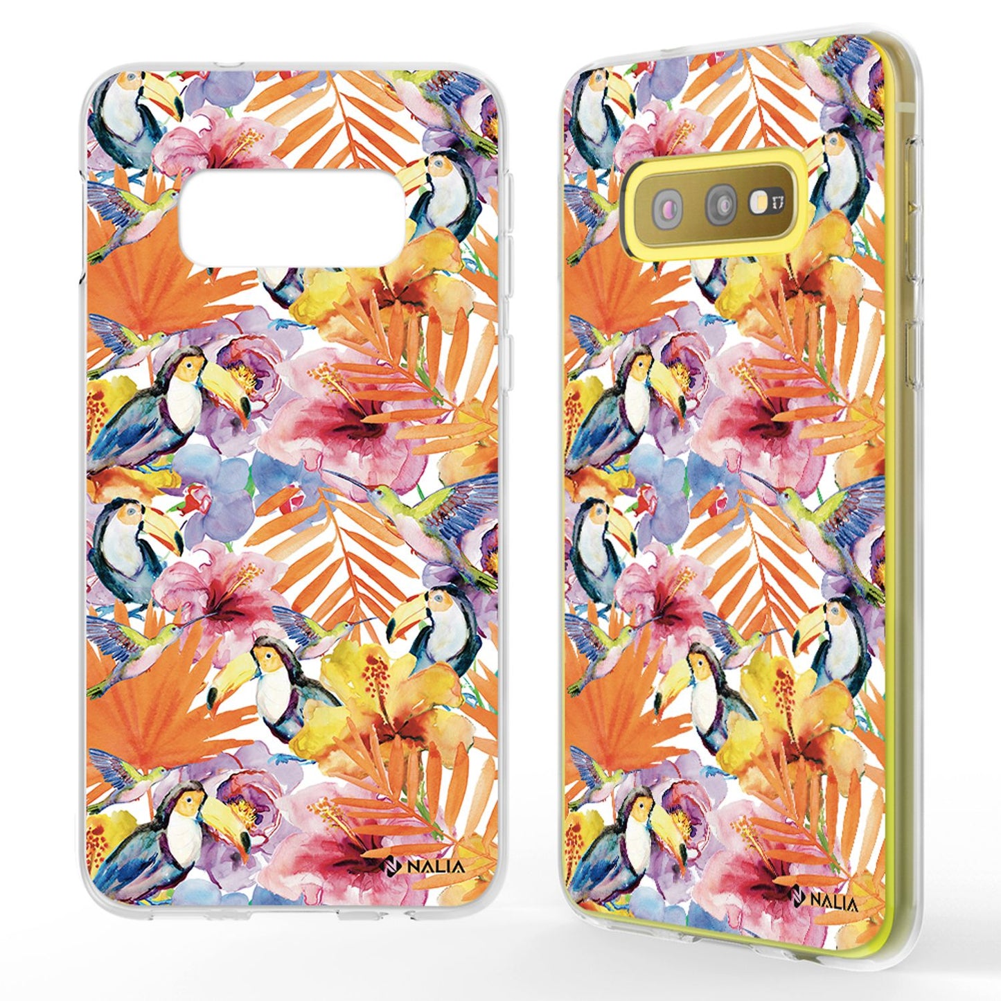 NALIA Phone Case for Samsung Galaxy S10e, Slim Silicone Design Case Cover Protection