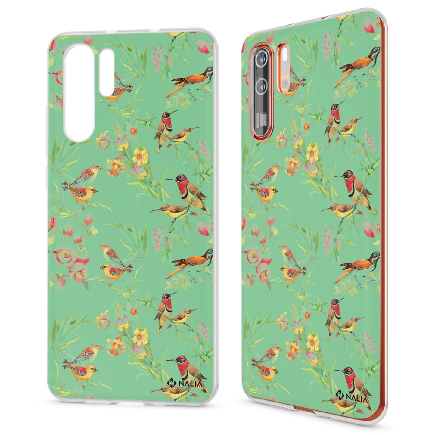 NALIA hulstur fyrir Huawei P30 Pro, hönnunarsímahulstur, þunnt sílikonhulstur, kristalshlíf