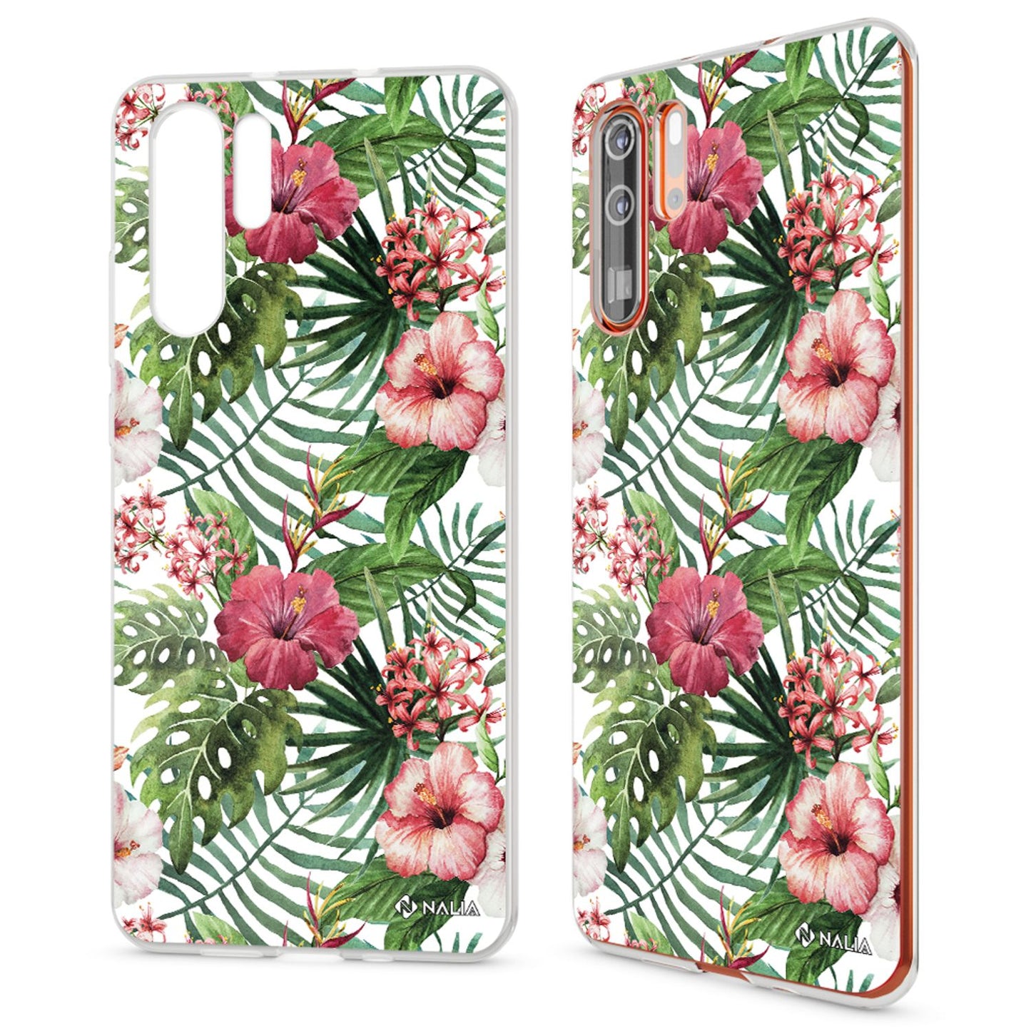 NALIA hulstur fyrir Huawei P30 Pro, hönnunarsímahulstur, þunnt sílikonhulstur, kristalshlíf