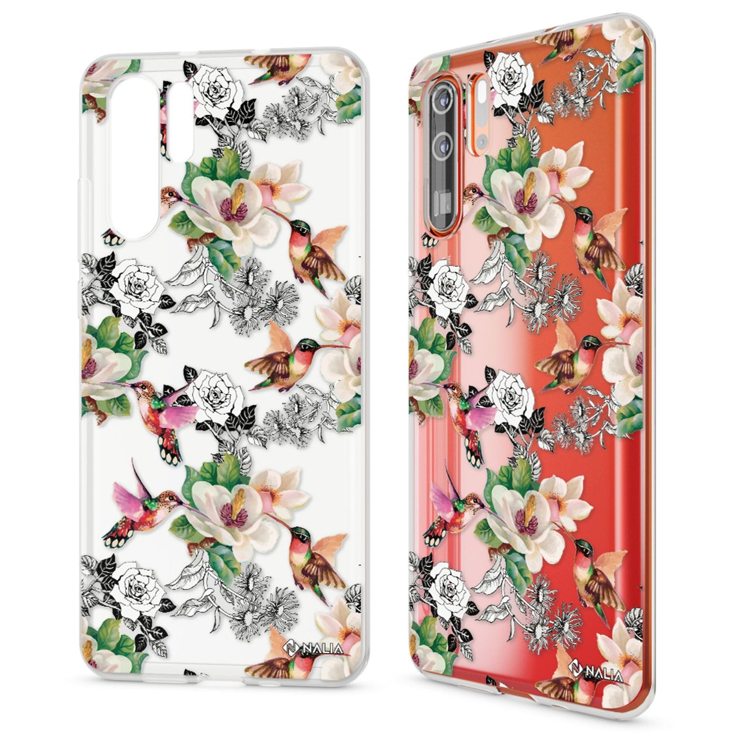 NALIA hulstur fyrir Huawei P30 Pro, hönnunarsímahulstur, þunnt sílikonhulstur, kristalshlíf