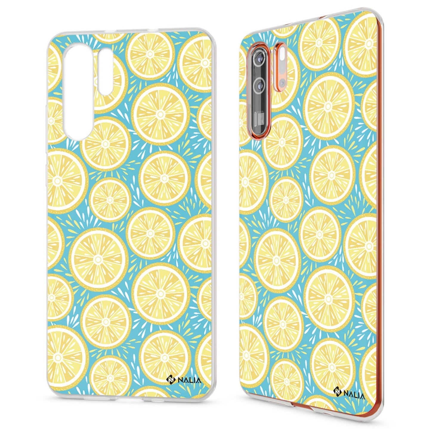 NALIA hulstur fyrir Huawei P30 Pro, hönnunarsímahulstur, þunnt sílikonhulstur, kristalshlíf