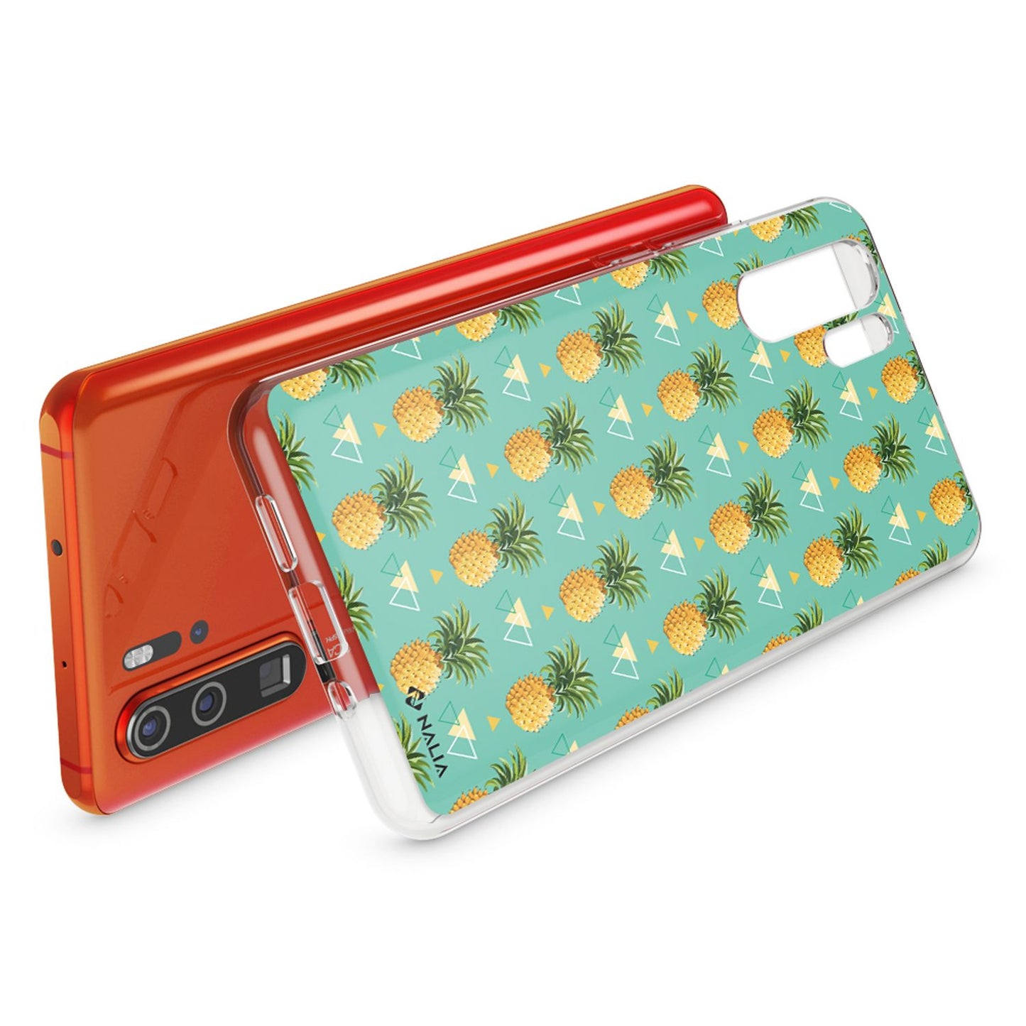 NALIA hulstur fyrir Huawei P30 Pro, hönnunarsímahulstur, þunnt sílikonhulstur, kristalshlíf