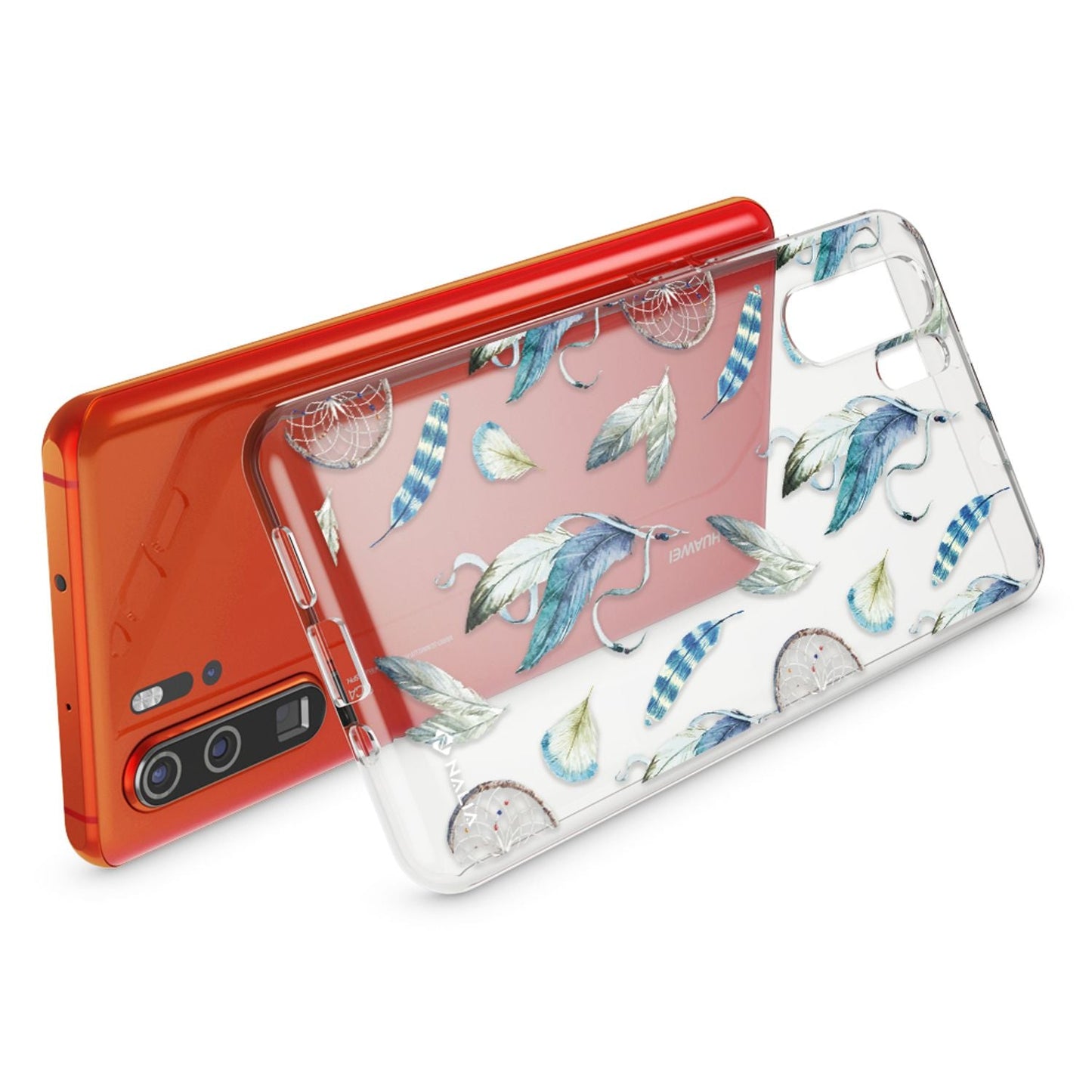 NALIA hulstur fyrir Huawei P30 Pro, hönnunarsímahulstur, þunnt sílikonhulstur, kristalshlíf