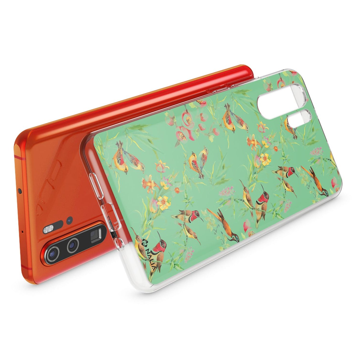 NALIA hulstur fyrir Huawei P30 Pro, hönnunarsímahulstur, þunnt sílikonhulstur, kristalshlíf