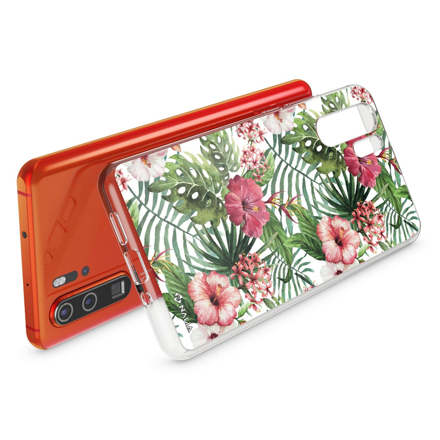 NALIA hulstur fyrir Huawei P30 Pro, hönnunarsímahulstur, þunnt sílikonhulstur, kristalshlíf