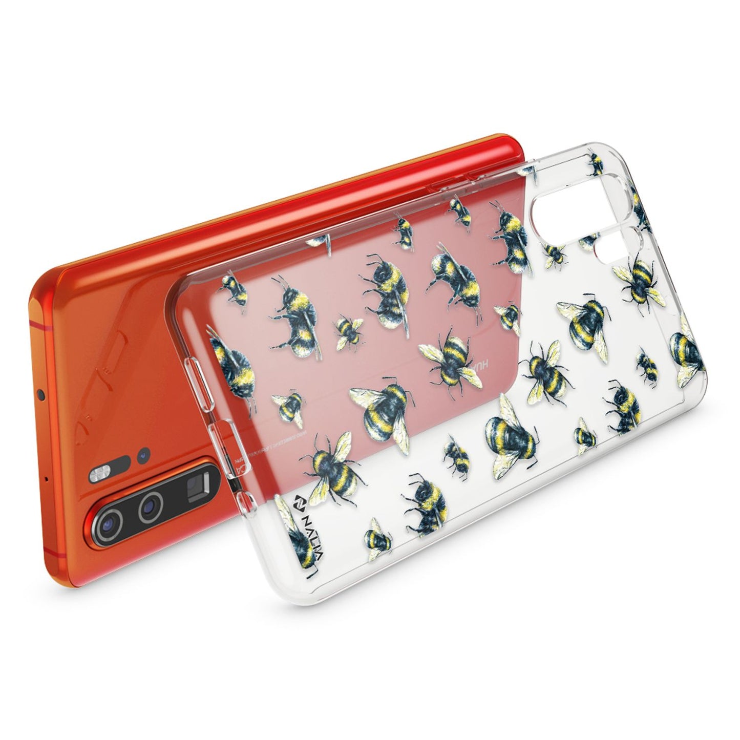 NALIA hulstur fyrir Huawei P30 Pro, hönnunarsímahulstur, þunnt sílikonhulstur, kristalshlíf