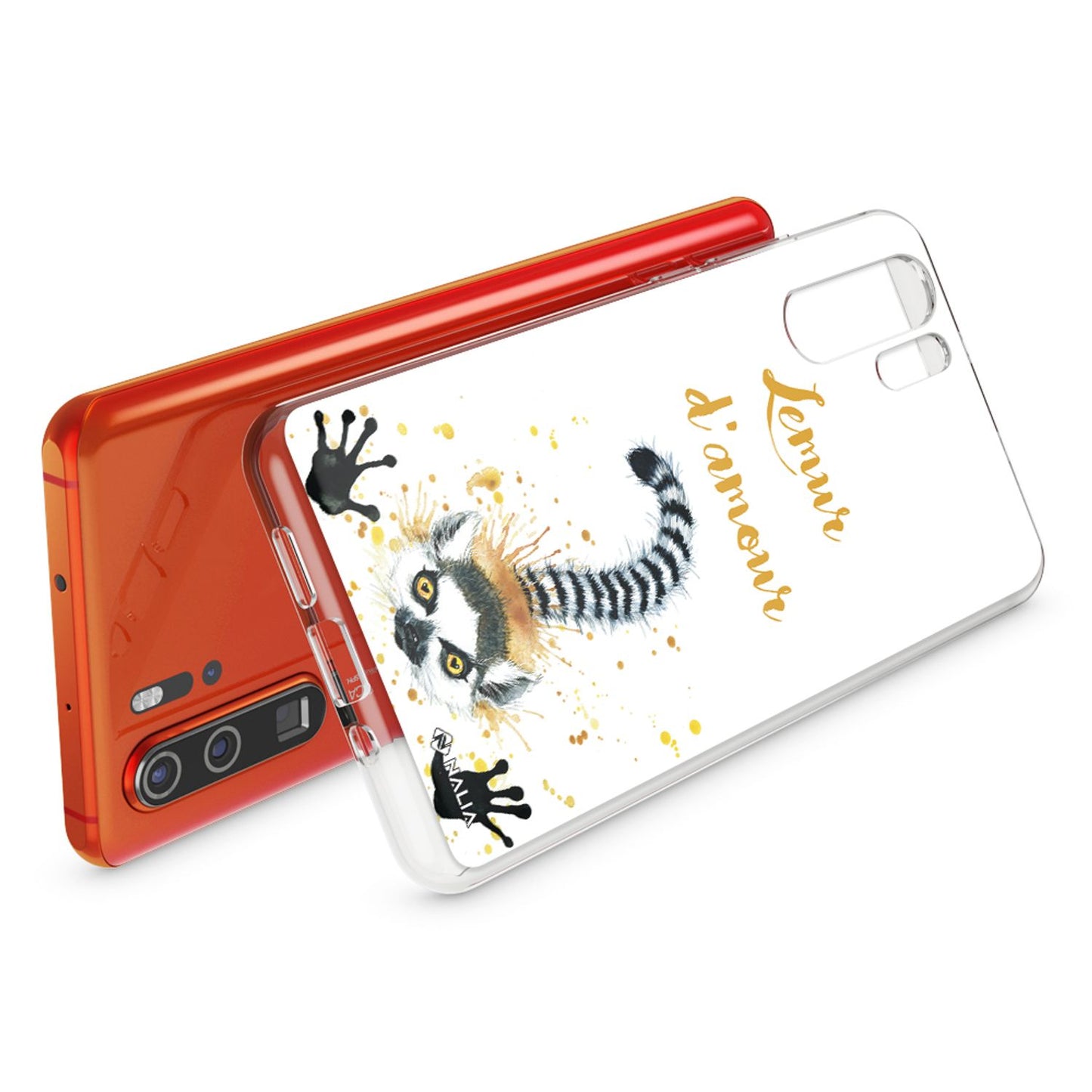 NALIA hulstur fyrir Huawei P30 Pro, hönnunarsímahulstur, þunnt sílikonhulstur, kristalshlíf