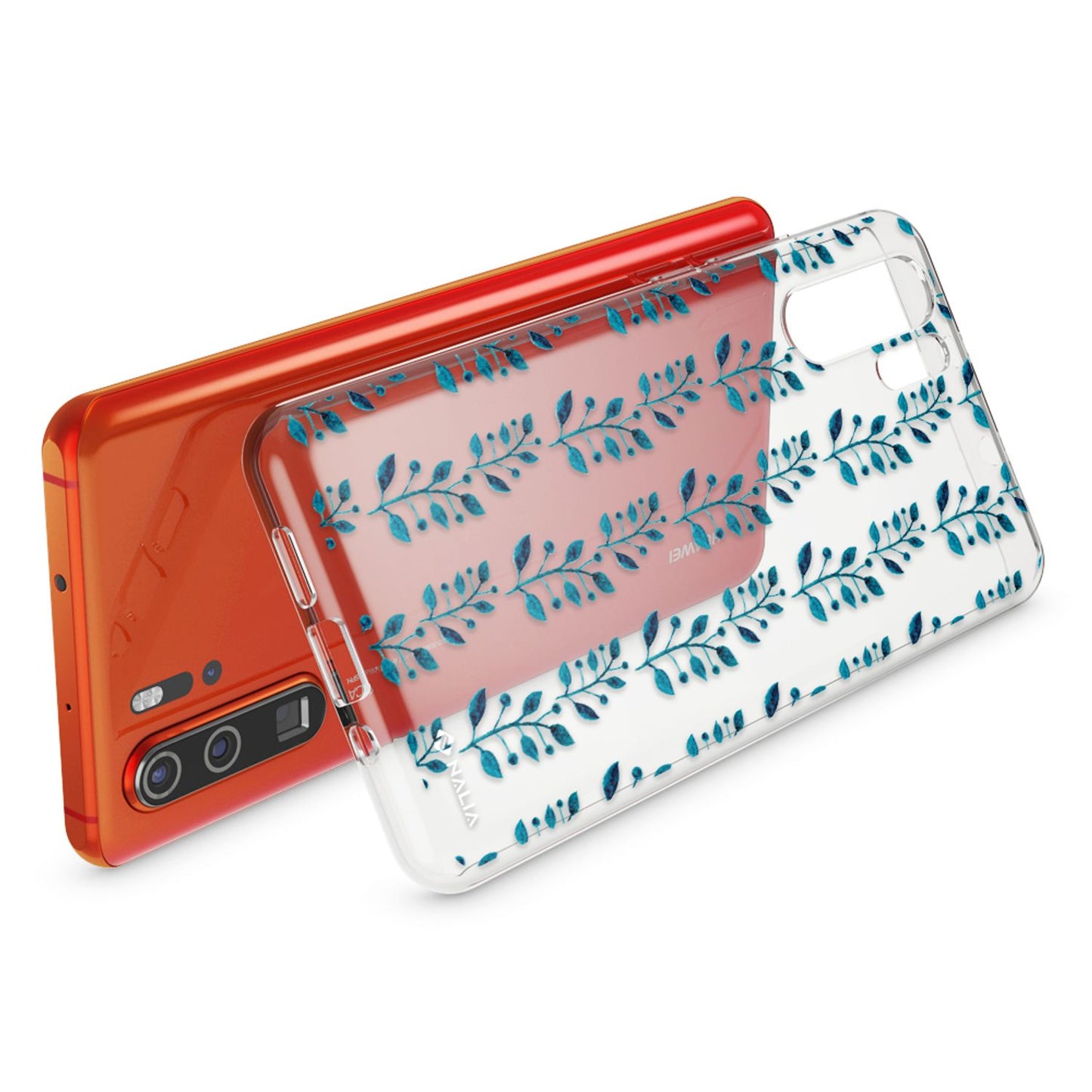 NALIA hulstur fyrir Huawei P30 Pro, hönnunarsímahulstur, þunnt sílikonhulstur, kristalshlíf