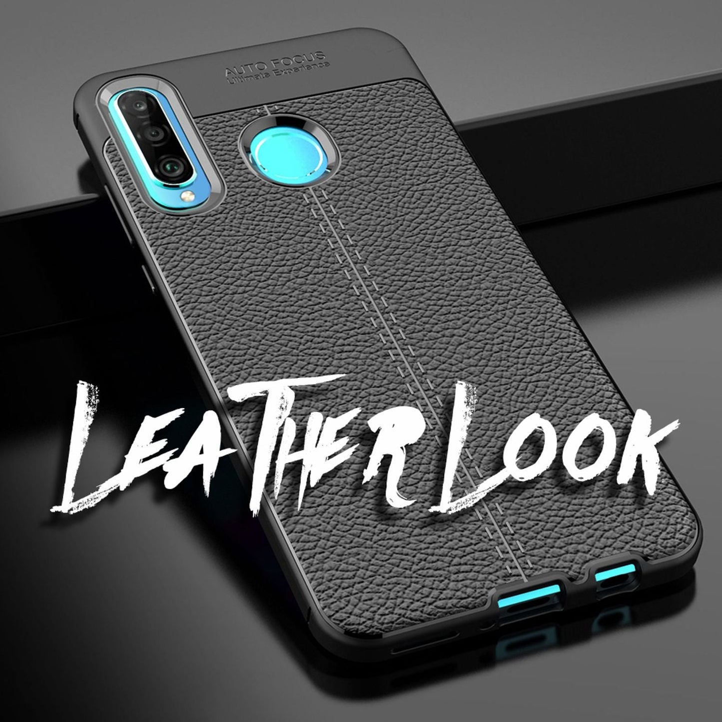 NALIA Phone Case for Huawei P30 Lite, Leather Look, Stylish Phone Case