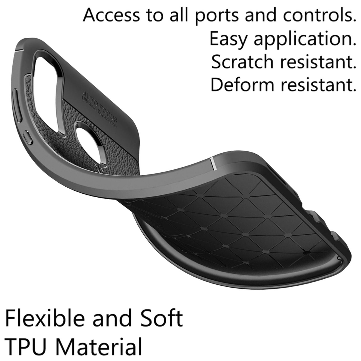 NALIA Phone Case for Huawei P30 Lite, Leather Look, Stylish Phone Case