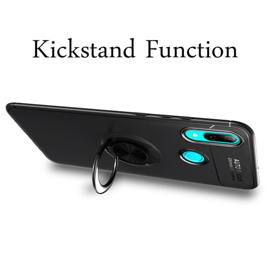 NALIA Ring Case for Huawei P smart 2019, Magnetic Silicone Phone Case Cover