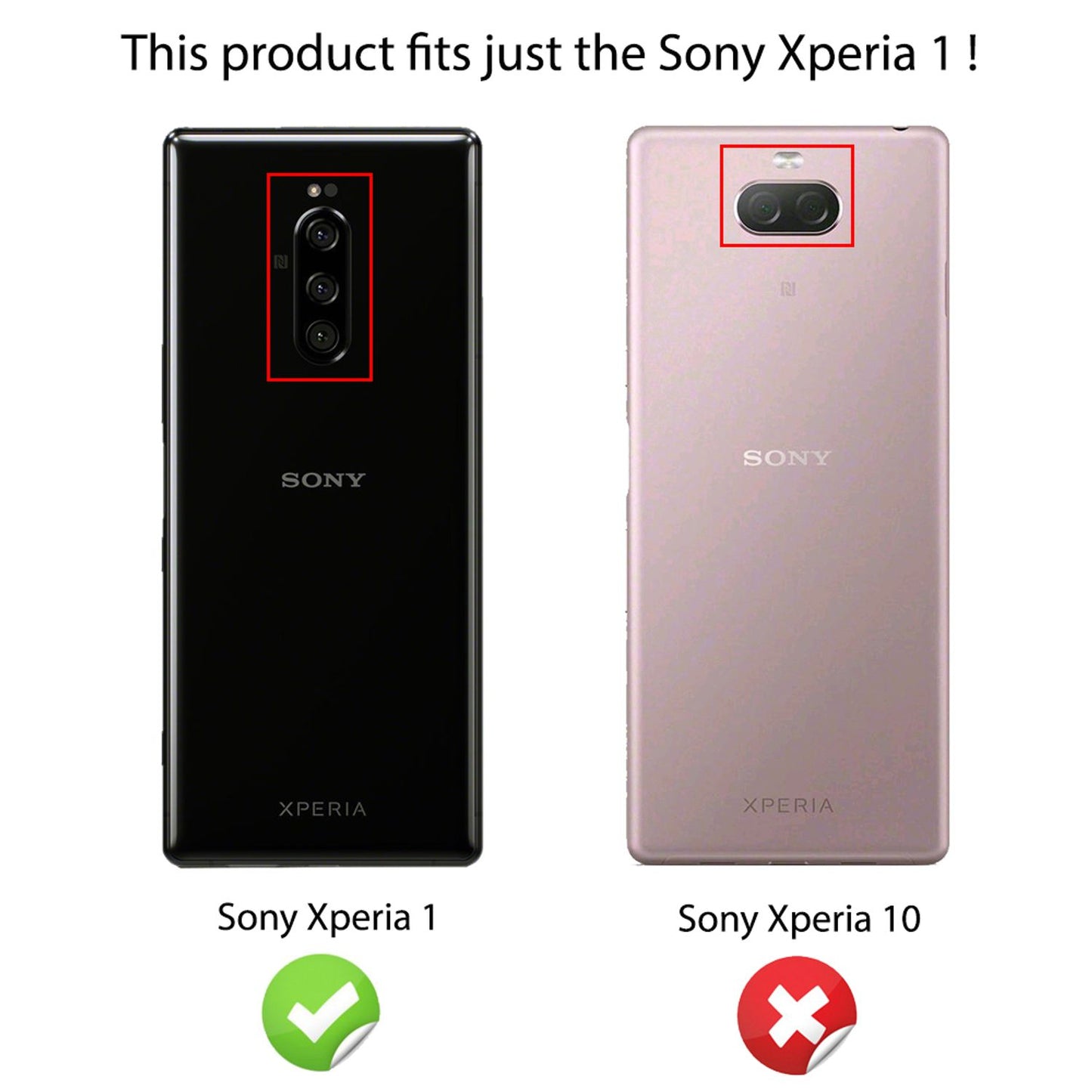 NALIA símahulstur fyrir Sony Xperia 1, kolefnishulstur úr sílikoni, þunnt stuðarahulstur