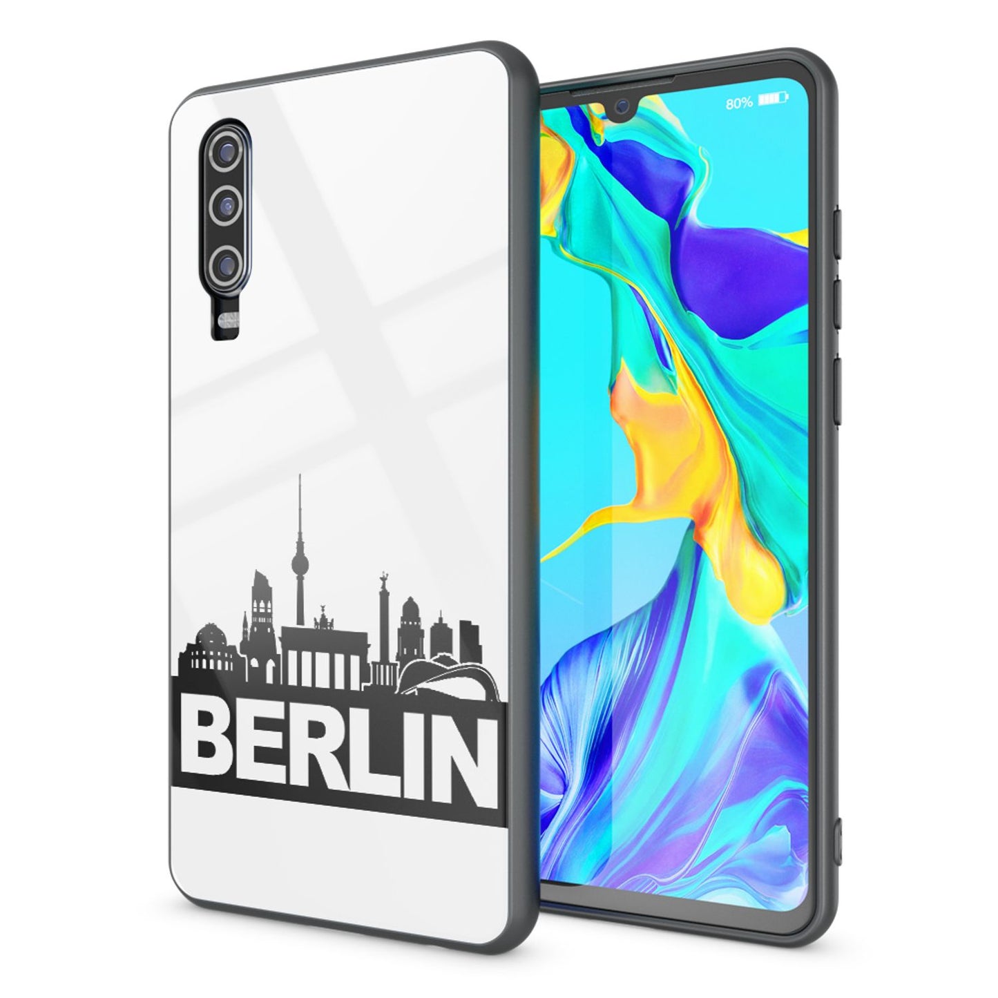 NALIA Motif símahulstur fyrir Huawei P30, hlífðarhulstur, poki, stuðarahulstur