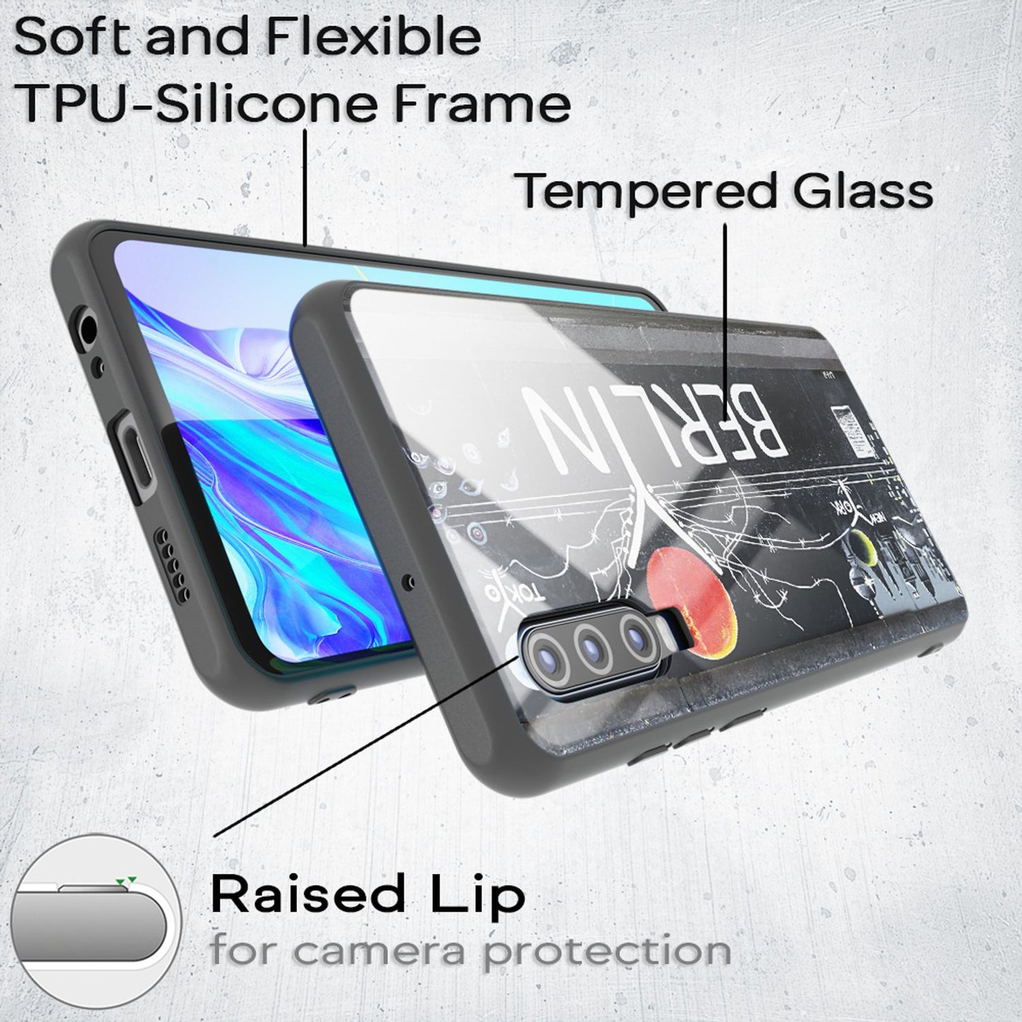 NALIA Motif símahulstur fyrir Huawei P30, hlífðarhulstur, poki, stuðarahulstur