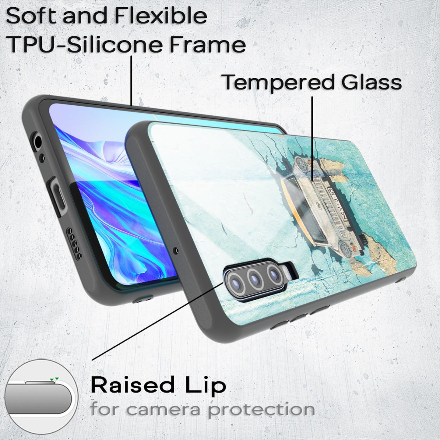 NALIA Motif símahulstur fyrir Huawei P30, hlífðarhulstur, poki, stuðarahulstur