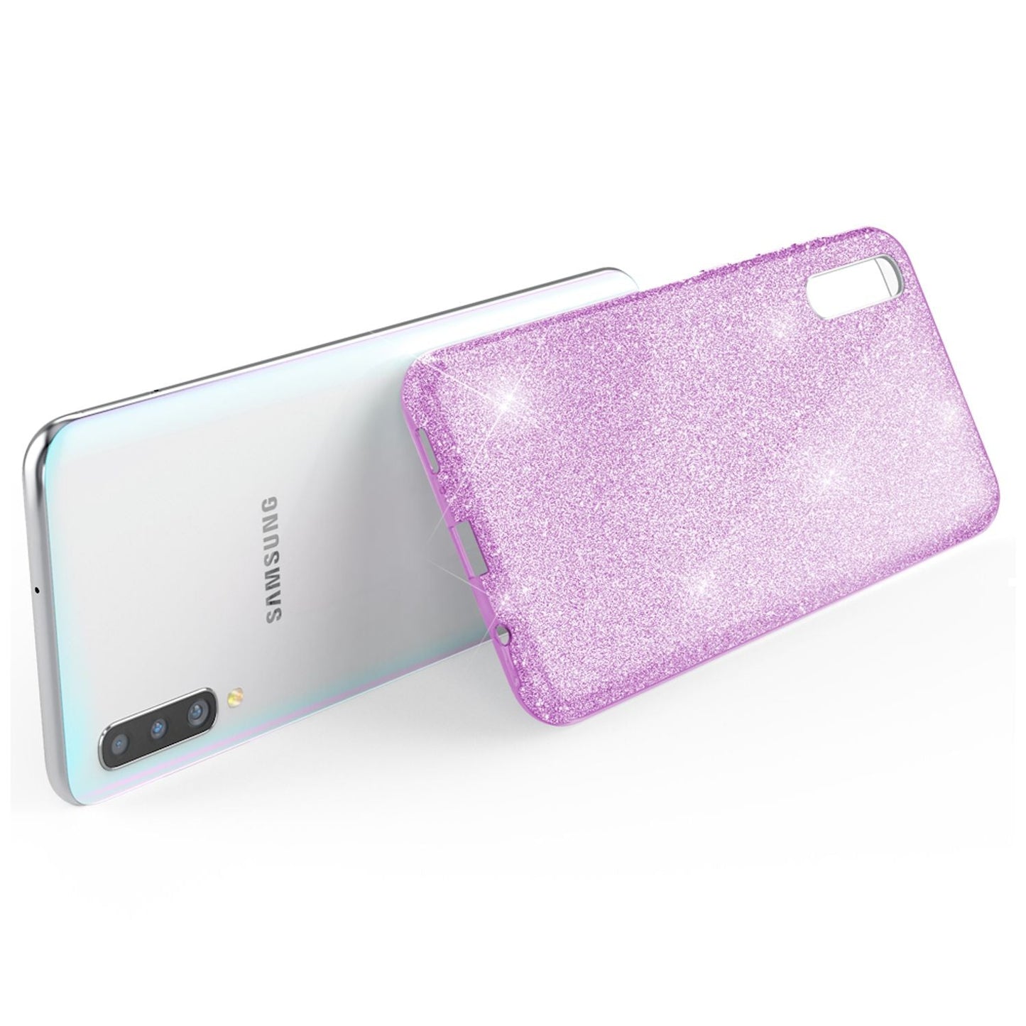 NALIA Glitter Phone Case for Samsung Galaxy A70, Diamond Protective Glitter Phone Case