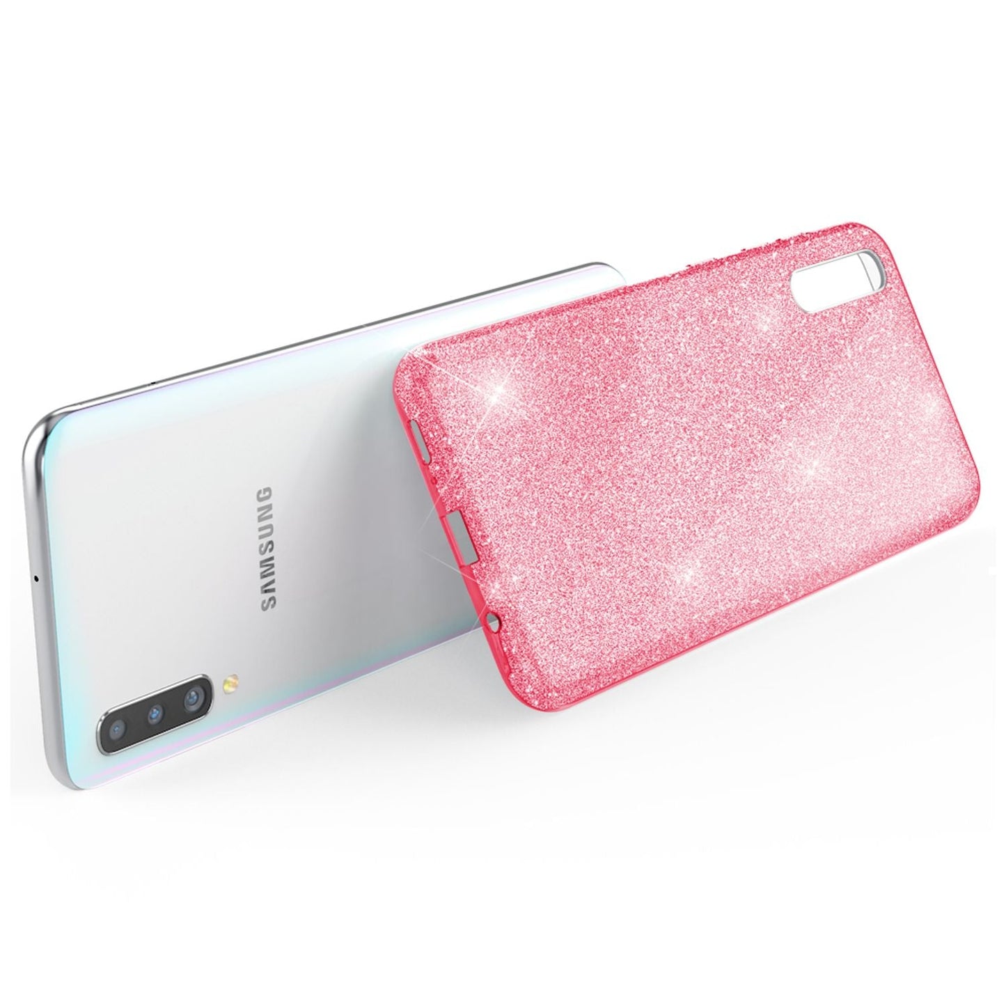 NALIA Glitter Phone Case for Samsung Galaxy A70, Diamond Protective Glitter Phone Case