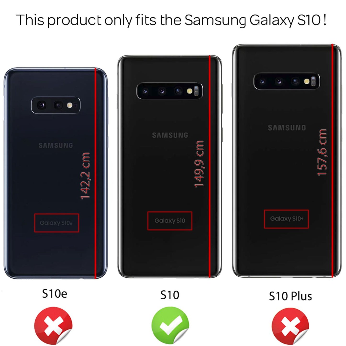 NALIA símahulstur fyrir Samsung Galaxy S10, marmarahönnuð hulstur með stuðara