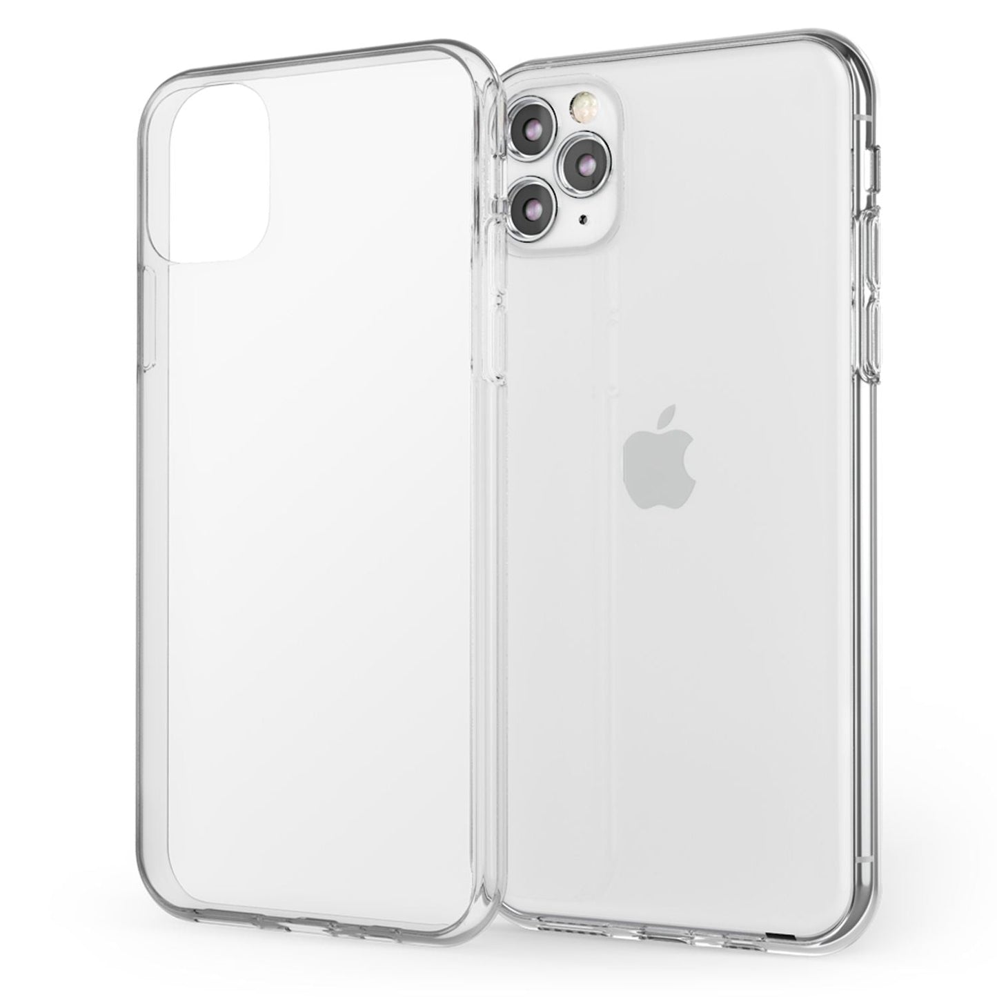 NALIA símahulstur fyrir Apple iPhone 11 Pro Max, þunnt sílikonhlífðarhulstur