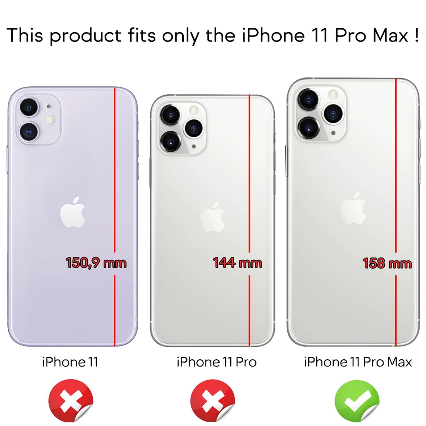 NALIA Símahulstur með kolefnisútliti fyrir iPhone 11 Pro Max, TPU hulstur með stuðaravörn