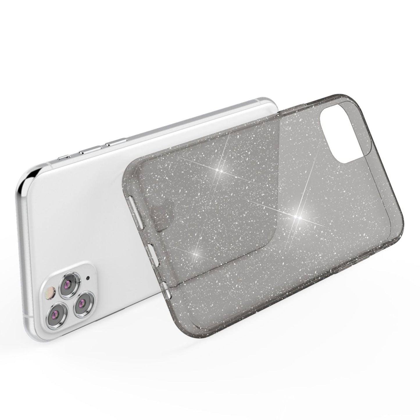 NALIA Glitter Phone Case for iPhone 11 Pro Max, Protective Case Cover Bumper