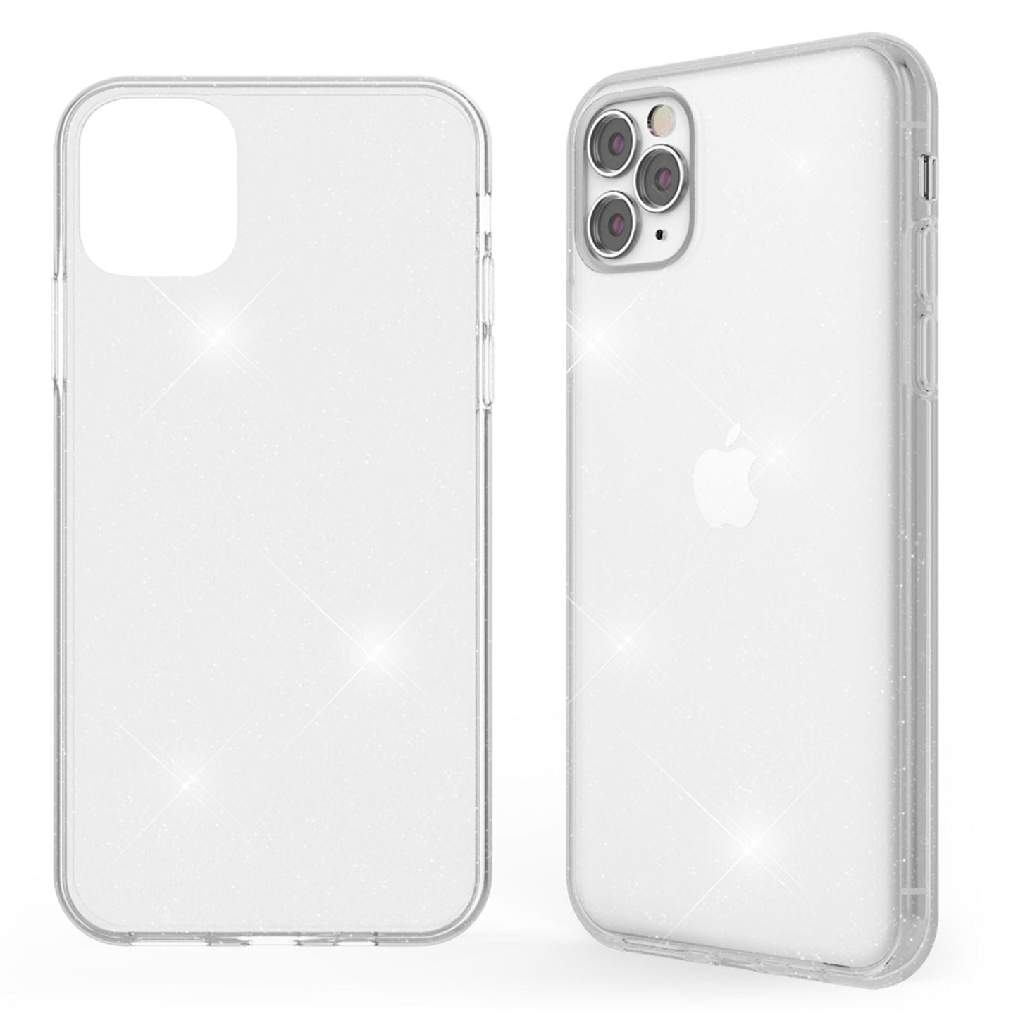 NALIA Glitter Phone Case for iPhone 11 Pro Max, Protective Case Cover Bumper