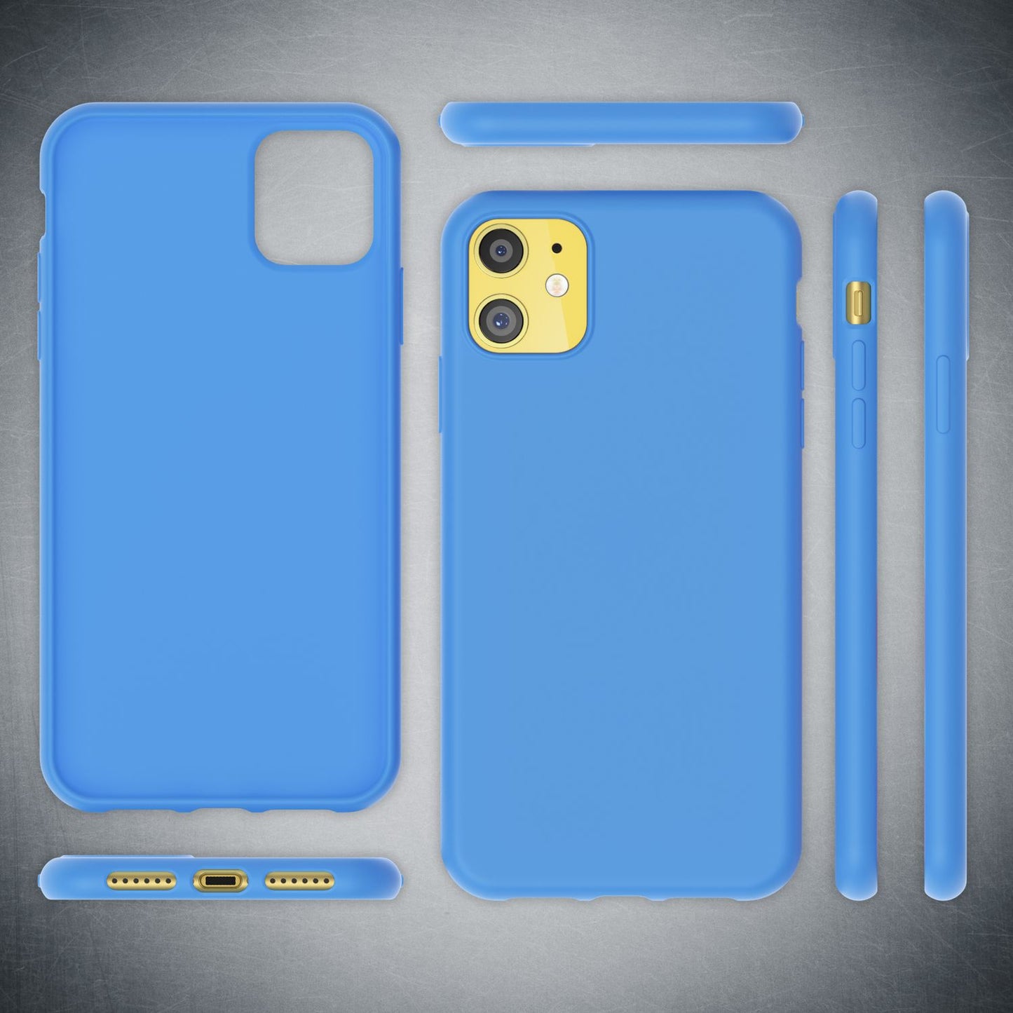 NALIA Neon Phone Case for iPhone 11, Soft Case &amp; Silicone Bumper Cover Protection