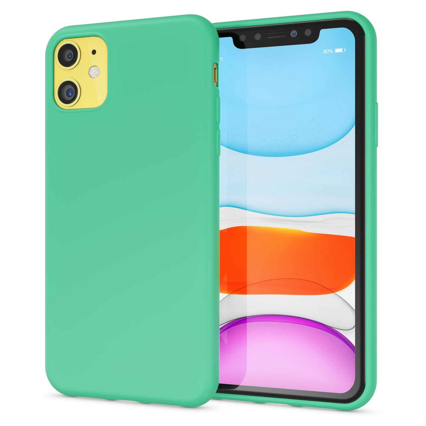 NALIA Neon Phone Case for iPhone 11, Soft Case &amp; Silicone Bumper Cover Protection