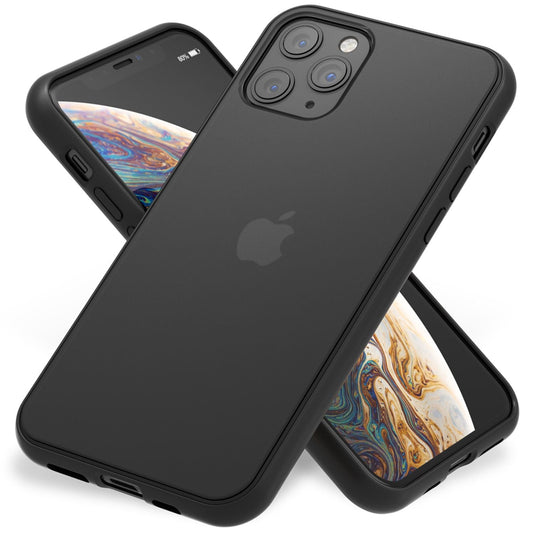 NALIA símahulstur fyrir iPhone 11 Pro Max, hart hulstur og sílikonhlíf fyrir stuðara