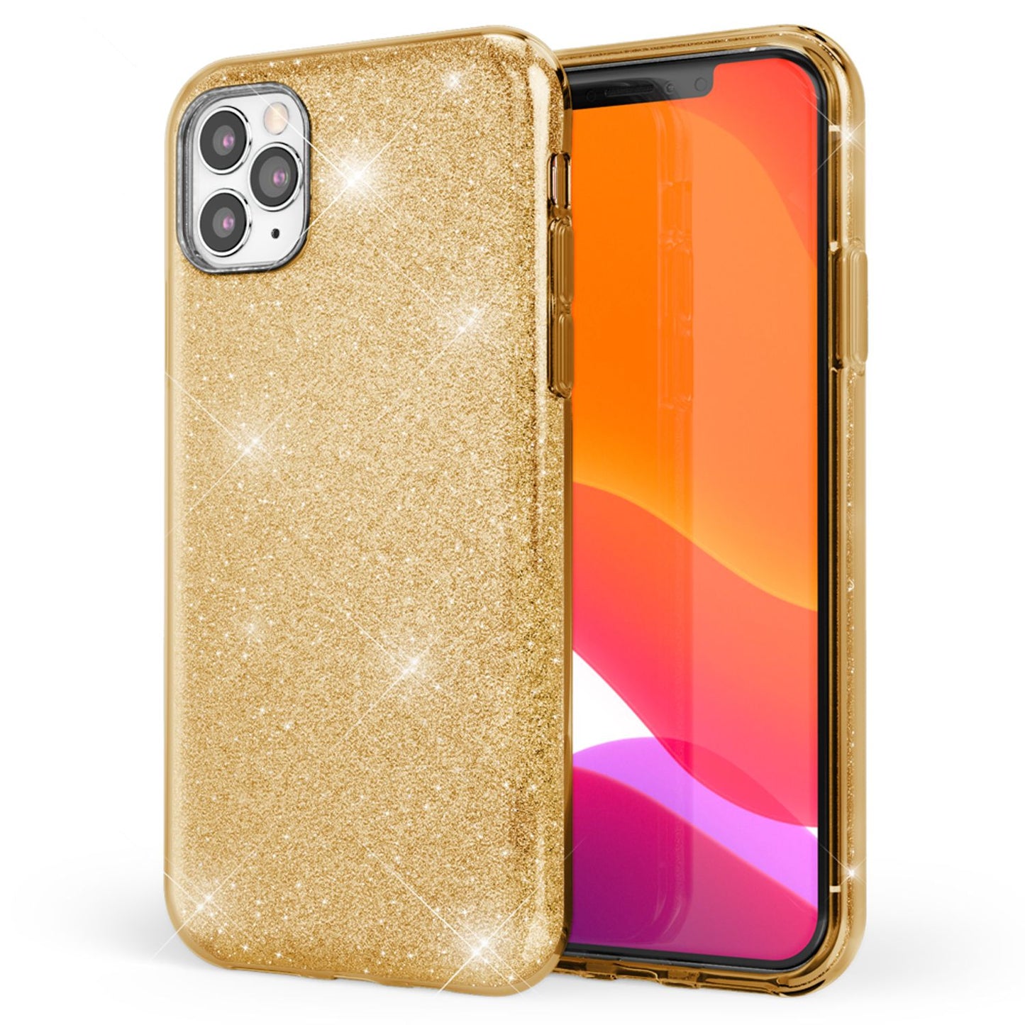 NALIA Glitter Phone Case Compatible with iPhone 11 Pro, Diamond Glitter Phone Case Cover