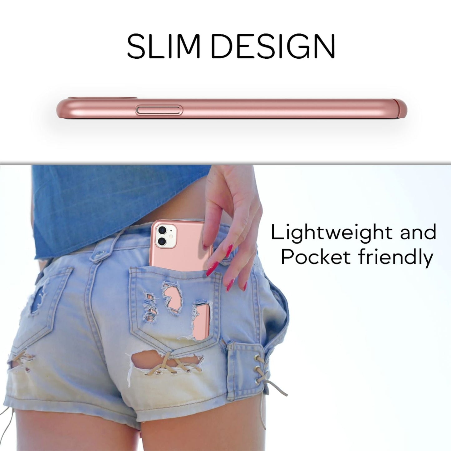 NALIA Phone Case for iPhone 11, Protective Case Cover Bag Bumper Case Shell