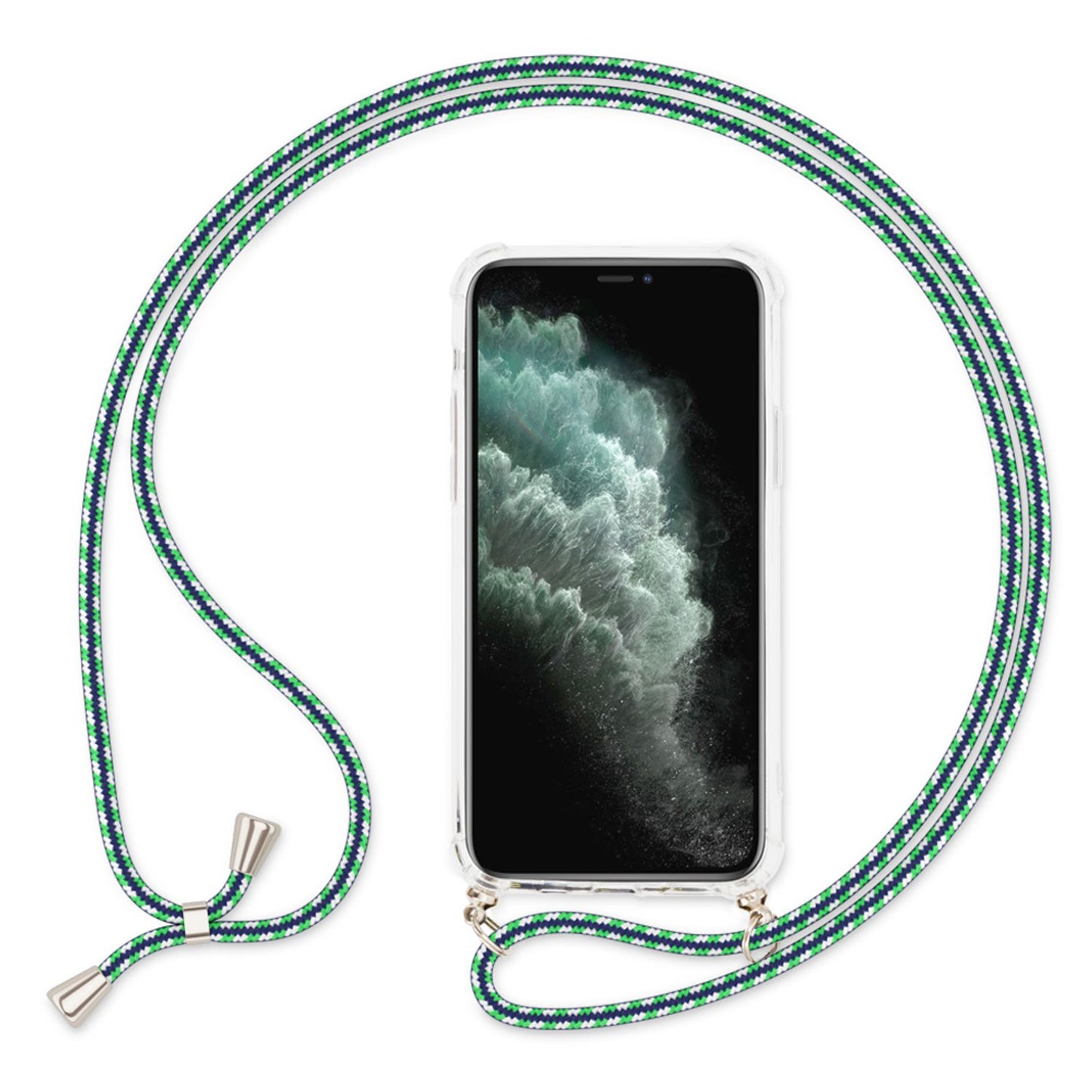 NALIA Phone Case with Chain for iPhone 11, Necklace Case with Shoulder Strap