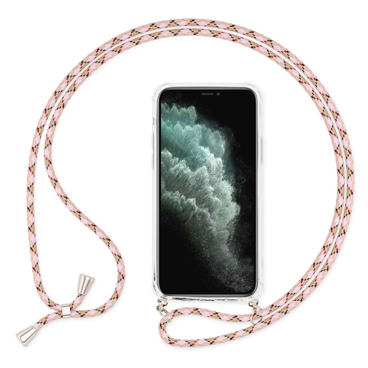 NALIA Phone Case with Chain for iPhone 11, Necklace Case with Shoulder Strap