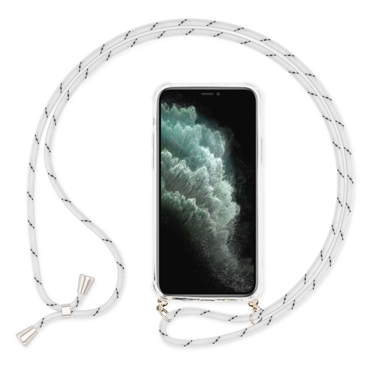 NALIA Phone Case with Chain for iPhone 11, Necklace Case with Shoulder Strap
