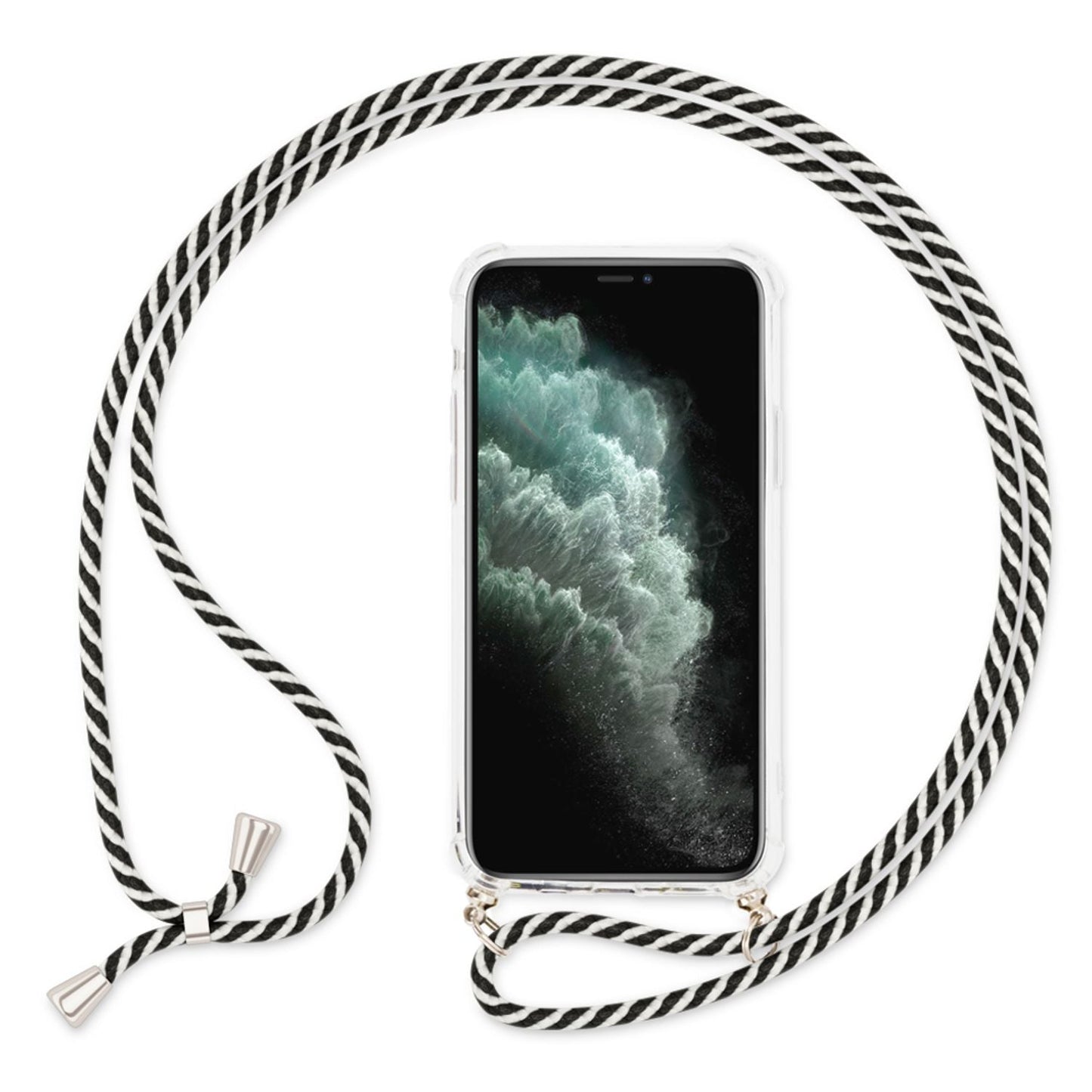 NALIA Phone Case with Chain for iPhone 11 Pro Max Necklace Case with Crossbody Strap