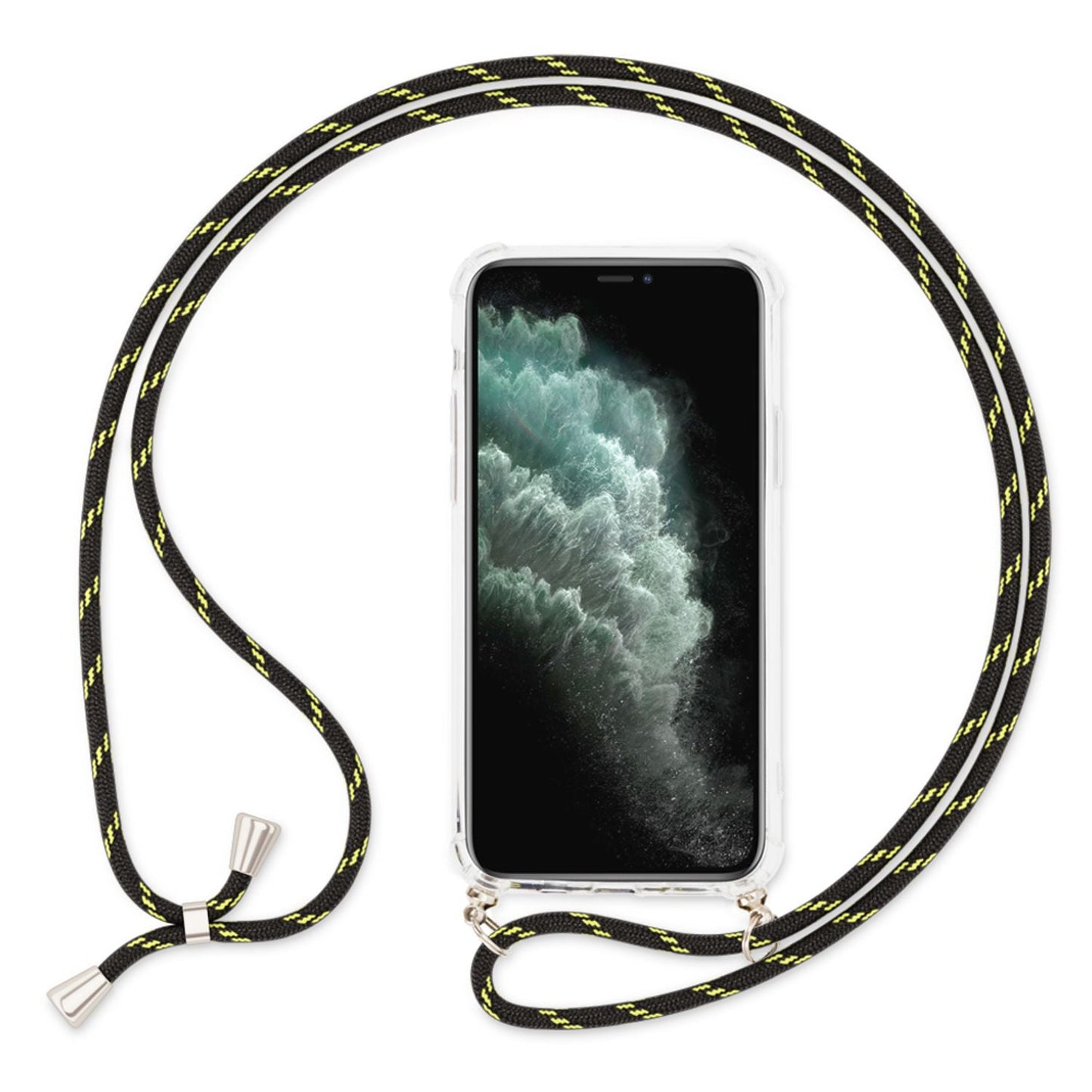 NALIA Phone Case with Chain for iPhone 11 Pro Max Necklace Case with Crossbody Strap